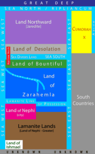 Internal Book of Mormon Geography Map